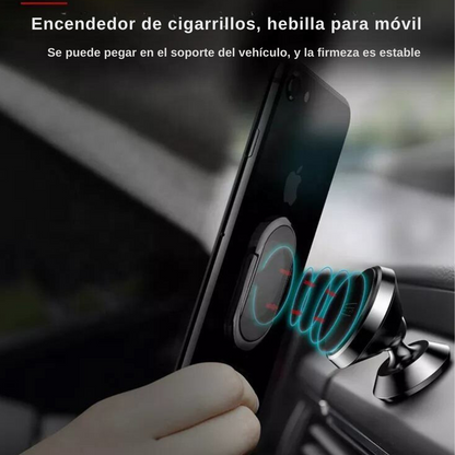 Encendedor Electrico y Soporte Movil 2 en 1